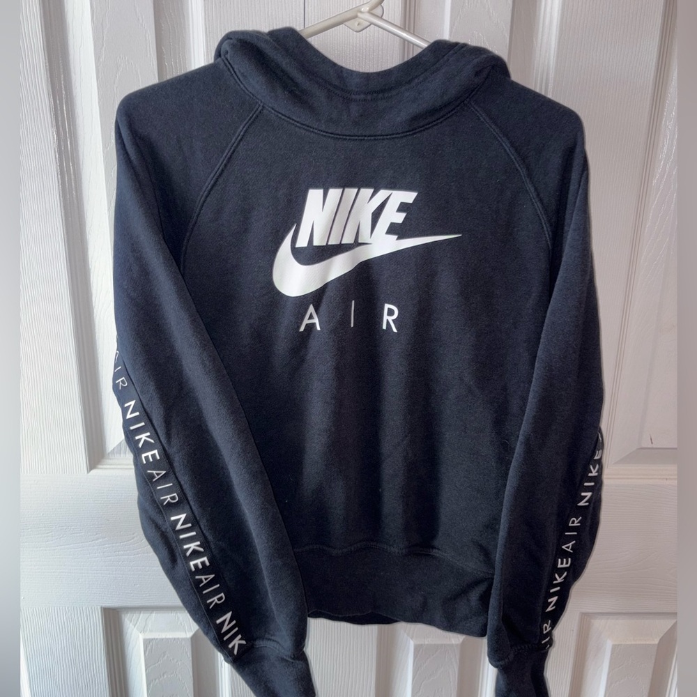 Nike AIR Black Hoodie with Logo